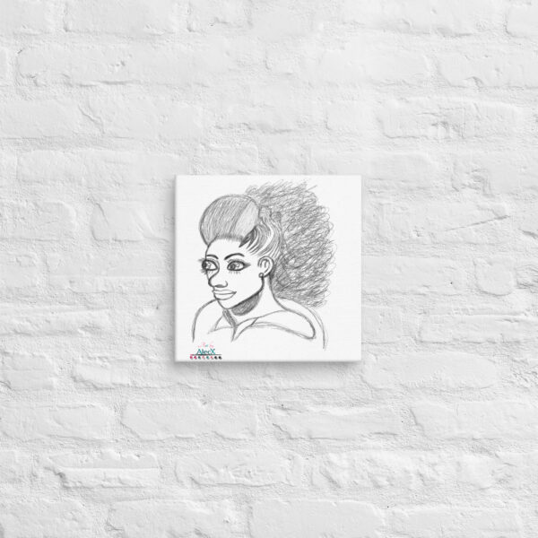 Looking to add a little flair to your room or office? Look no further – this canvas print has a vivid, fade-resistant print that you’re bound to fall in love with. Discover Alecx's vibrant and expressive artwork!