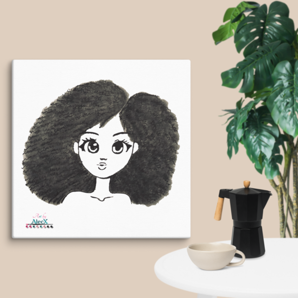 Looking to add a little flair to your room or office? Look no further – this canvas print has a vivid, fade-resistant print that you’re bound to fall in love with. Discover Alecx's vibrant and expressive artwork!
