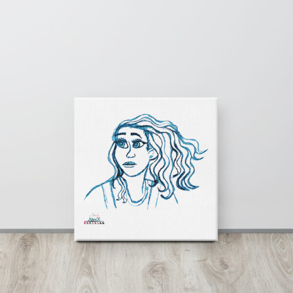 Looking to add a little flair to your room or office? Look no further – this canvas print has a vivid, fade-resistant print that you’re bound to fall in love with. Discover Alecx's vibrant and expressive artwork!