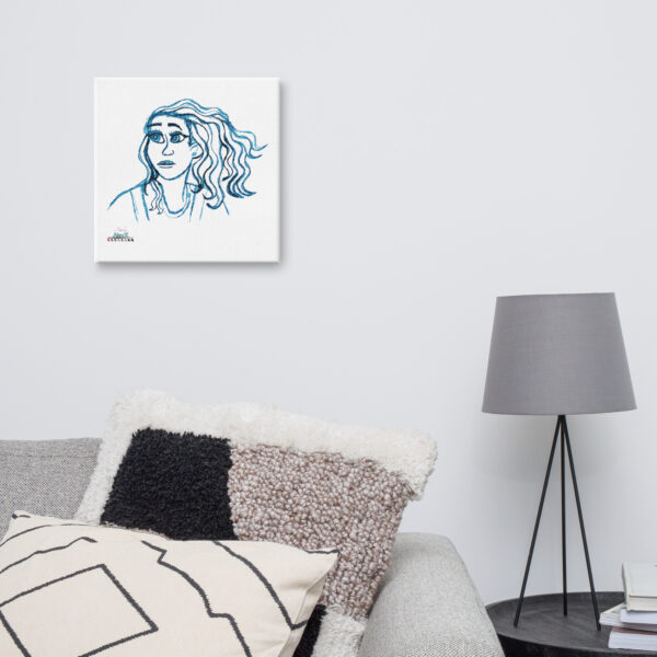 Looking to add a little flair to your room or office? Look no further – this canvas print has a vivid, fade-resistant print that you’re bound to fall in love with. Discover Alecx's vibrant and expressive artwork!