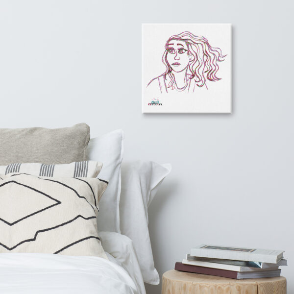 Looking to add a little flair to your room or office? Look no further – this canvas print has a vivid, fade-resistant print that you’re bound to fall in love with. Discover Alecx's vibrant and expressive artwork!