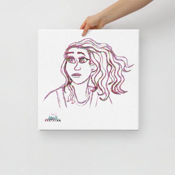 Looking to add a little flair to your room or office? Look no further – this canvas print has a vivid, fade-resistant print that you’re bound to fall in love with. Discover Alecx's vibrant and expressive artwork!