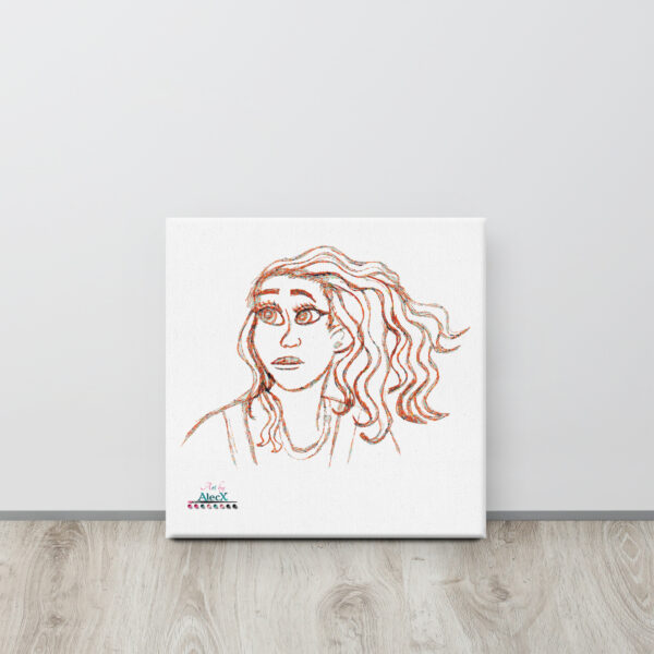 Looking to add a little flair to your room or office? Look no further – this canvas print has a vivid, fade-resistant print that you’re bound to fall in love with. Discover Alecx's vibrant and expressive artwork!