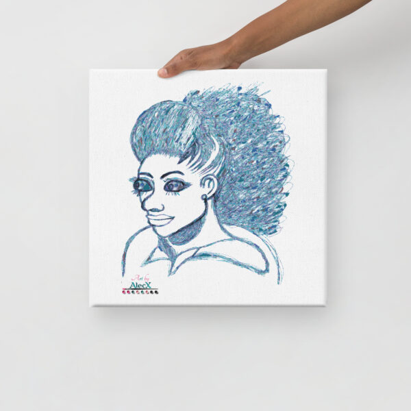 Looking to add a little flair to your room or office? Look no further – this canvas print has a vivid, fade-resistant print that you’re bound to fall in love with. Discover Alecx's vibrant and expressive artwork!