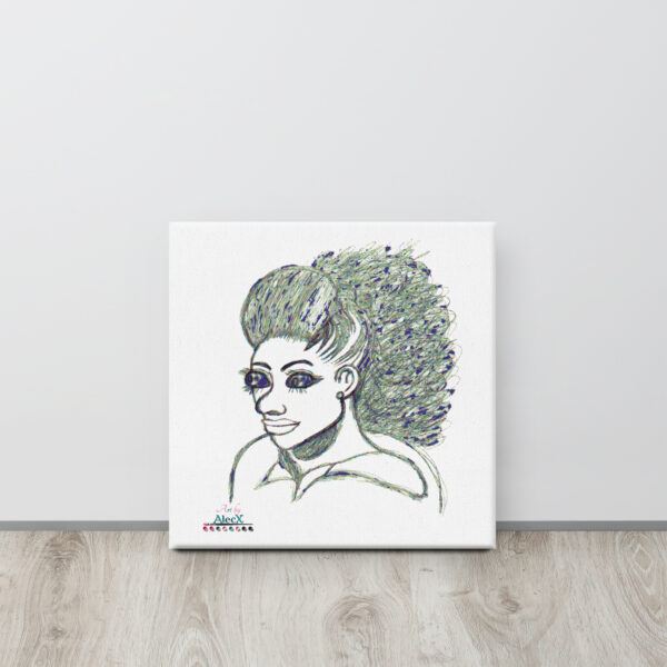 Looking to add a little flair to your room or office? Look no further – this canvas print has a vivid, fade-resistant print that you’re bound to fall in love with. Discover Alecx's vibrant and expressive artwork!