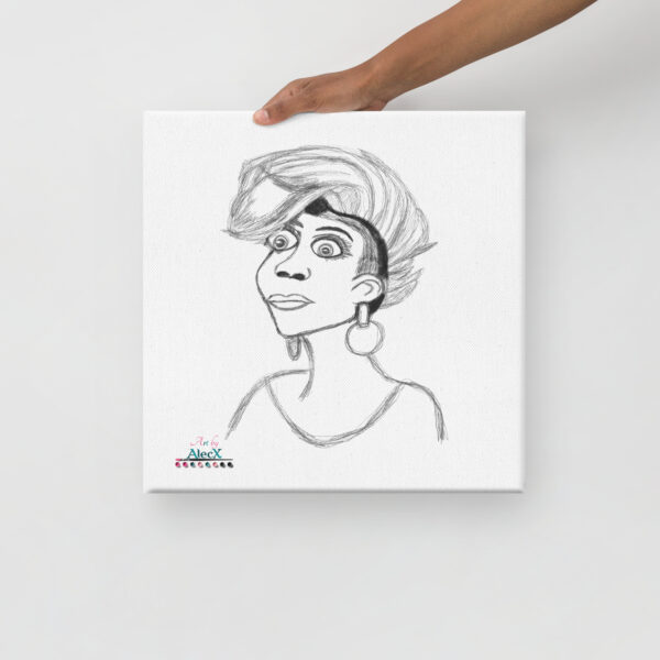 Looking to add a little flair to your room or office? Look no further – this canvas print has a vivid, fade-resistant print that you’re bound to fall in love with. Discover Alecx's vibrant and expressive artwork!