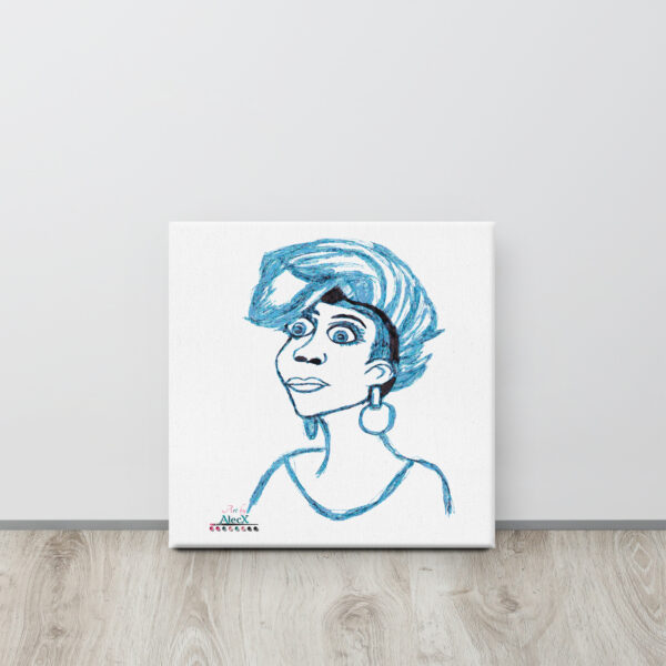 Looking to add a little flair to your room or office? Look no further – this canvas print has a vivid, fade-resistant print that you’re bound to fall in love with. Discover Alecx's vibrant and expressive artwork!