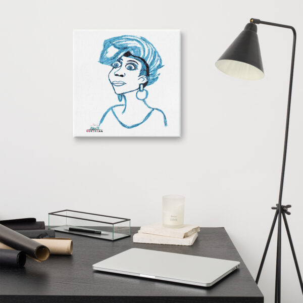 Looking to add a little flair to your room or office? Look no further – this canvas print has a vivid, fade-resistant print that you’re bound to fall in love with. Discover Alecx's vibrant and expressive artwork!