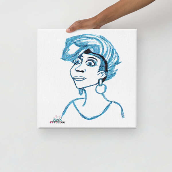 Looking to add a little flair to your room or office? Look no further – this canvas print has a vivid, fade-resistant print that you’re bound to fall in love with. Discover Alecx's vibrant and expressive artwork!