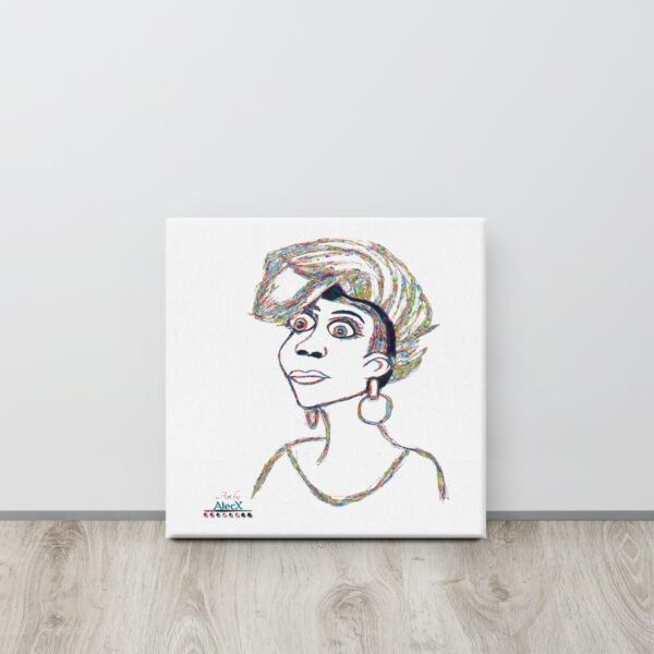 Looking to add a little flair to your room or office? Look no further – this canvas print has a vivid, fade-resistant print that you’re bound to fall in love with. Discover Alecx's vibrant and expressive artwork!