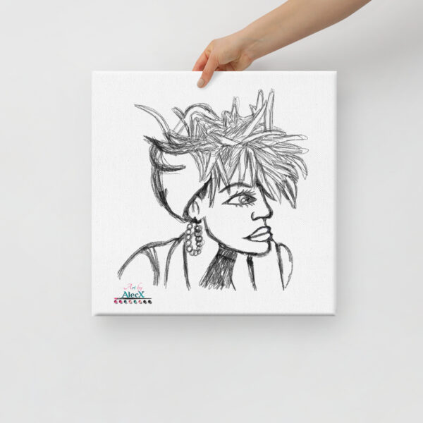 Looking to add a little flair to your room or office? Look no further – this canvas print has a vivid, fade-resistant print that you’re bound to fall in love with. Discover Alecx's vibrant and expressive artwork!