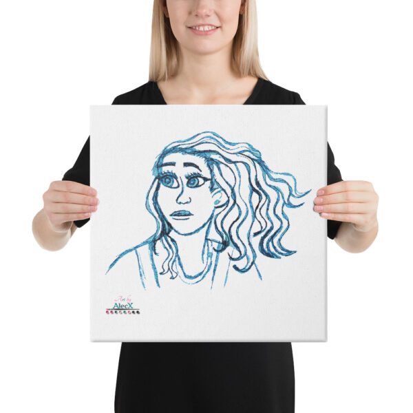 Looking to add a little flair to your room or office? Look no further – this canvas print has a vivid, fade-resistant print that you’re bound to fall in love with. Discover Alecx's vibrant and expressive artwork!