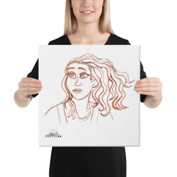 Looking to add a little flair to your room or office? Look no further – this canvas print has a vivid, fade-resistant print that you’re bound to fall in love with. Discover Alecx's vibrant and expressive artwork!