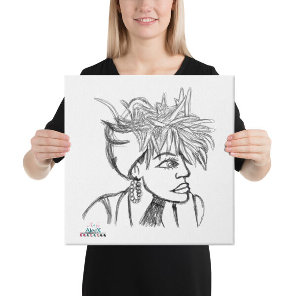 Looking to add a little flair to your room or office? Look no further – this canvas print has a vivid, fade-resistant print that you’re bound to fall in love with. Discover Alecx's vibrant and expressive artwork!