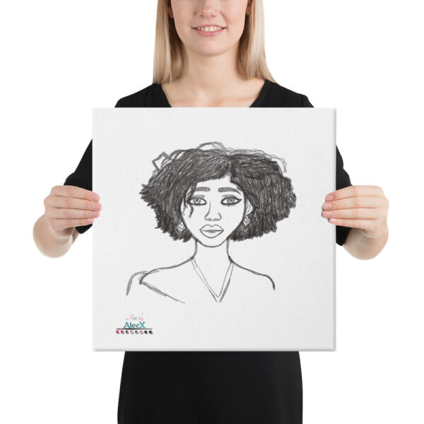 Looking to add a little flair to your room or office? Look no further – this canvas print has a vivid, fade-resistant print that you’re bound to fall in love with. Discover Alecx's vibrant and expressive artwork!