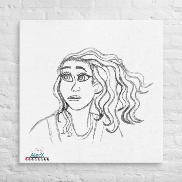 Looking to add a little flair to your room or office? Look no further – this canvas print has a vivid, fade-resistant print that you’re bound to fall in love with. Discover Alecx's vibrant and expressive artwork!