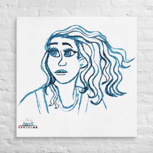 Looking to add a little flair to your room or office? Look no further – this canvas print has a vivid, fade-resistant print that you’re bound to fall in love with. Discover Alecx's vibrant and expressive artwork!