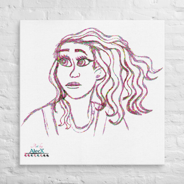 Looking to add a little flair to your room or office? Look no further – this canvas print has a vivid, fade-resistant print that you’re bound to fall in love with. Discover Alecx's vibrant and expressive artwork!