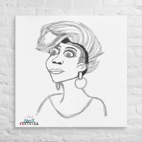 Looking to add a little flair to your room or office? Look no further – this canvas print has a vivid, fade-resistant print that you’re bound to fall in love with. Discover Alecx's vibrant and expressive artwork!