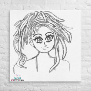 Looking to add a little flair to your room or office? Look no further – this canvas print has a vivid, fade-resistant print that you’re bound to fall in love with. Discover Alecx's vibrant and expressive artwork!