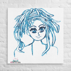 Looking to add a little flair to your room or office? Look no further – this canvas print has a vivid, fade-resistant print that you’re bound to fall in love with. Discover Alecx's vibrant and expressive artwork!