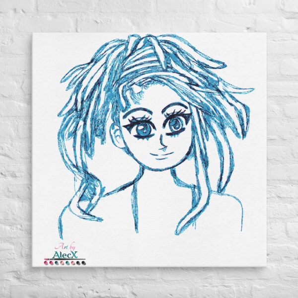 Looking to add a little flair to your room or office? Look no further – this canvas print has a vivid, fade-resistant print that you’re bound to fall in love with. Discover Alecx's vibrant and expressive artwork!