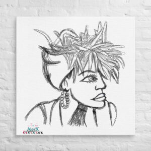 Looking to add a little flair to your room or office? Look no further – this canvas print has a vivid, fade-resistant print that you’re bound to fall in love with. Discover Alecx's vibrant and expressive artwork!