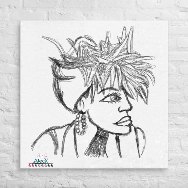 Looking to add a little flair to your room or office? Look no further – this canvas print has a vivid, fade-resistant print that you’re bound to fall in love with. Discover Alecx's vibrant and expressive artwork!