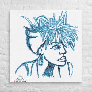 Looking to add a little flair to your room or office? Look no further – this canvas print has a vivid, fade-resistant print that you’re bound to fall in love with. Discover Alecx's vibrant and expressive artwork!