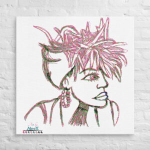 Looking to add a little flair to your room or office? Look no further – this canvas print has a vivid, fade-resistant print that you’re bound to fall in love with. Discover Alecx's vibrant and expressive artwork!