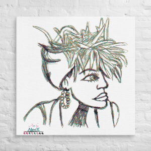 Looking to add a little flair to your room or office? Look no further – this canvas print has a vivid, fade-resistant print that you’re bound to fall in love with. Discover Alecx's vibrant and expressive artwork!