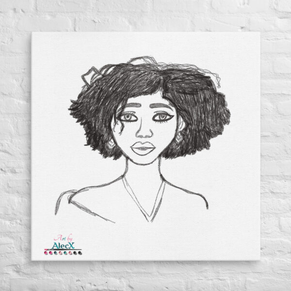 Looking to add a little flair to your room or office? Look no further – this canvas print has a vivid, fade-resistant print that you’re bound to fall in love with. Discover Alecx's vibrant and expressive artwork!