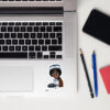 Shop Alecx's Vibrant Collection of Artistic stickers! Each tote features Alecx's unique artwork, beautifully displayed on durable, stylish stickers.