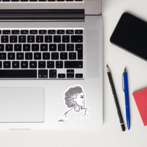 Shop Alecx's Vibrant Collection of Artistic stickers! Each tote features Alecx's unique artwork, beautifully displayed on durable, stylish stickers.