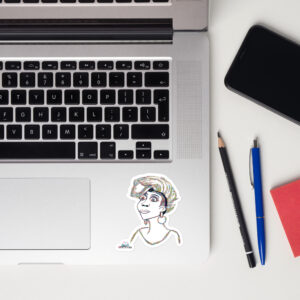 Shop Alecx's Vibrant Collection of Artistic stickers! Each tote features Alecx's unique artwork, beautifully displayed on durable, stylish stickers.