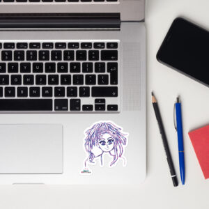 Shop Alecx's Vibrant Collection of Artistic stickers! Each tote features Alecx's unique artwork, beautifully displayed on durable, stylish stickers.