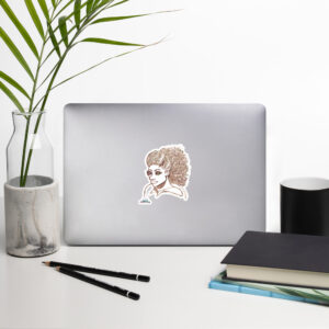 Shop Alecx's Vibrant Collection of Artistic stickers! Each tote features Alecx's unique artwork, beautifully displayed on durable, stylish stickers.