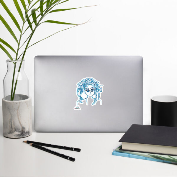 Shop Alecx's Vibrant Collection of Artistic stickers! Each tote features Alecx's unique artwork, beautifully displayed on durable, stylish stickers.