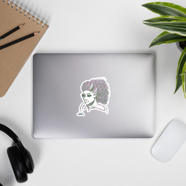 Shop Alecx's Vibrant Collection of Artistic stickers! Each tote features Alecx's unique artwork, beautifully displayed on durable, stylish stickers.