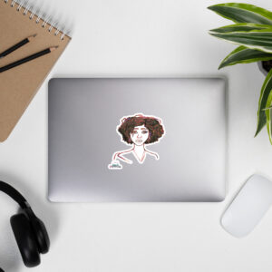 Shop Alecx's Vibrant Collection of Artistic stickers! Each tote features Alecx's unique artwork, beautifully displayed on durable, stylish stickers.