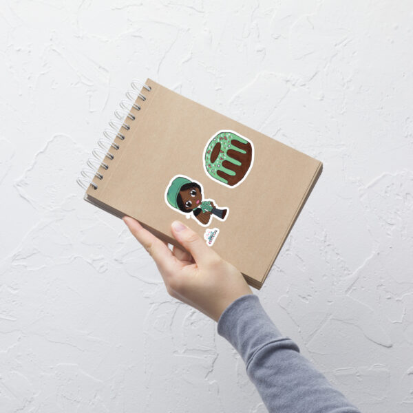 Shop Alecx's Vibrant Collection of Artistic stickers! Each tote features Alecx's unique artwork, beautifully displayed on durable, stylish stickers.