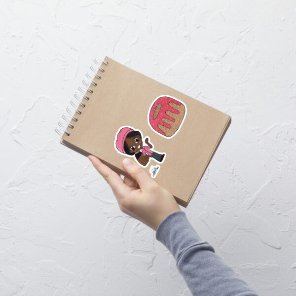 Shop Alecx's Vibrant Collection of Artistic stickers! Each tote features Alecx's unique artwork, beautifully displayed on durable, stylish stickers.