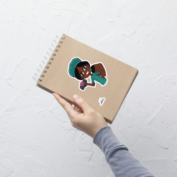 Shop Alecx's Vibrant Collection of Artistic stickers! Each tote features Alecx's unique artwork, beautifully displayed on durable, stylish stickers.