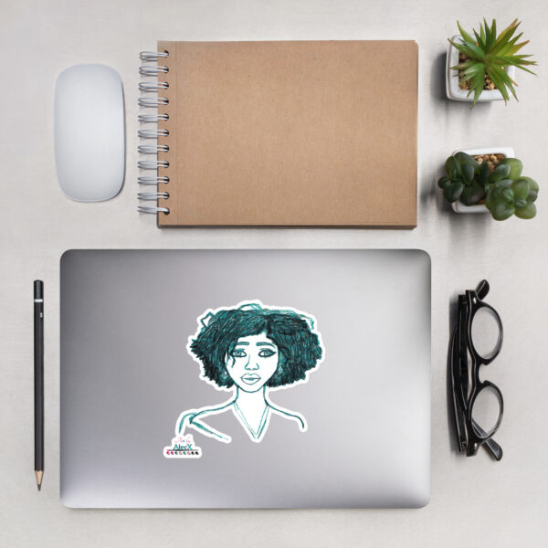 Shop Alecx's Vibrant Collection of Artistic stickers! Each tote features Alecx's unique artwork, beautifully displayed on durable, stylish stickers.