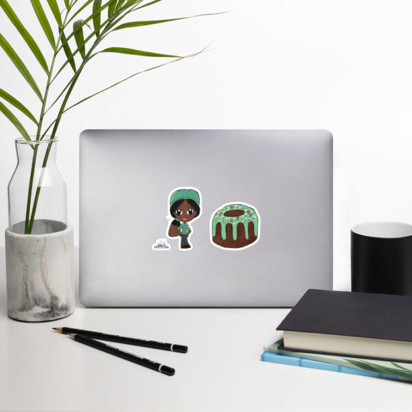 Shop Alecx's Vibrant Collection of Artistic stickers! Each tote features Alecx's unique artwork, beautifully displayed on durable, stylish stickers.