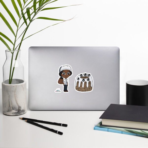 Shop Alecx's Vibrant Collection of Artistic stickers! Each tote features Alecx's unique artwork, beautifully displayed on durable, stylish stickers.