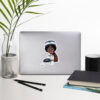 Shop Alecx's Vibrant Collection of Artistic stickers! Each tote features Alecx's unique artwork, beautifully displayed on durable, stylish stickers.