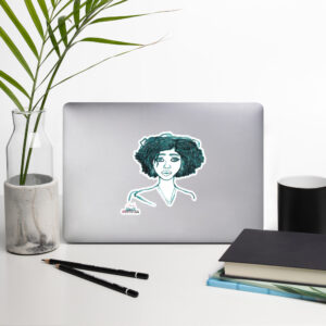 Shop Alecx's Vibrant Collection of Artistic stickers! Each tote features Alecx's unique artwork, beautifully displayed on durable, stylish stickers.